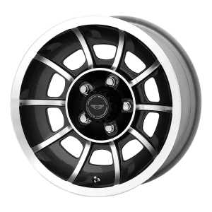 American Racing Vintage – VN47 VECTOR – Black – 15″x8.5″ 6mm – Summer Wheels – VN4758565B